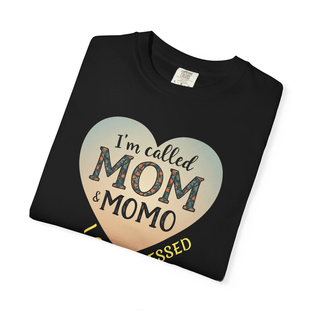 I'm Called Mom & Momo T-Shirt — "I Am Blessed" Heart Design