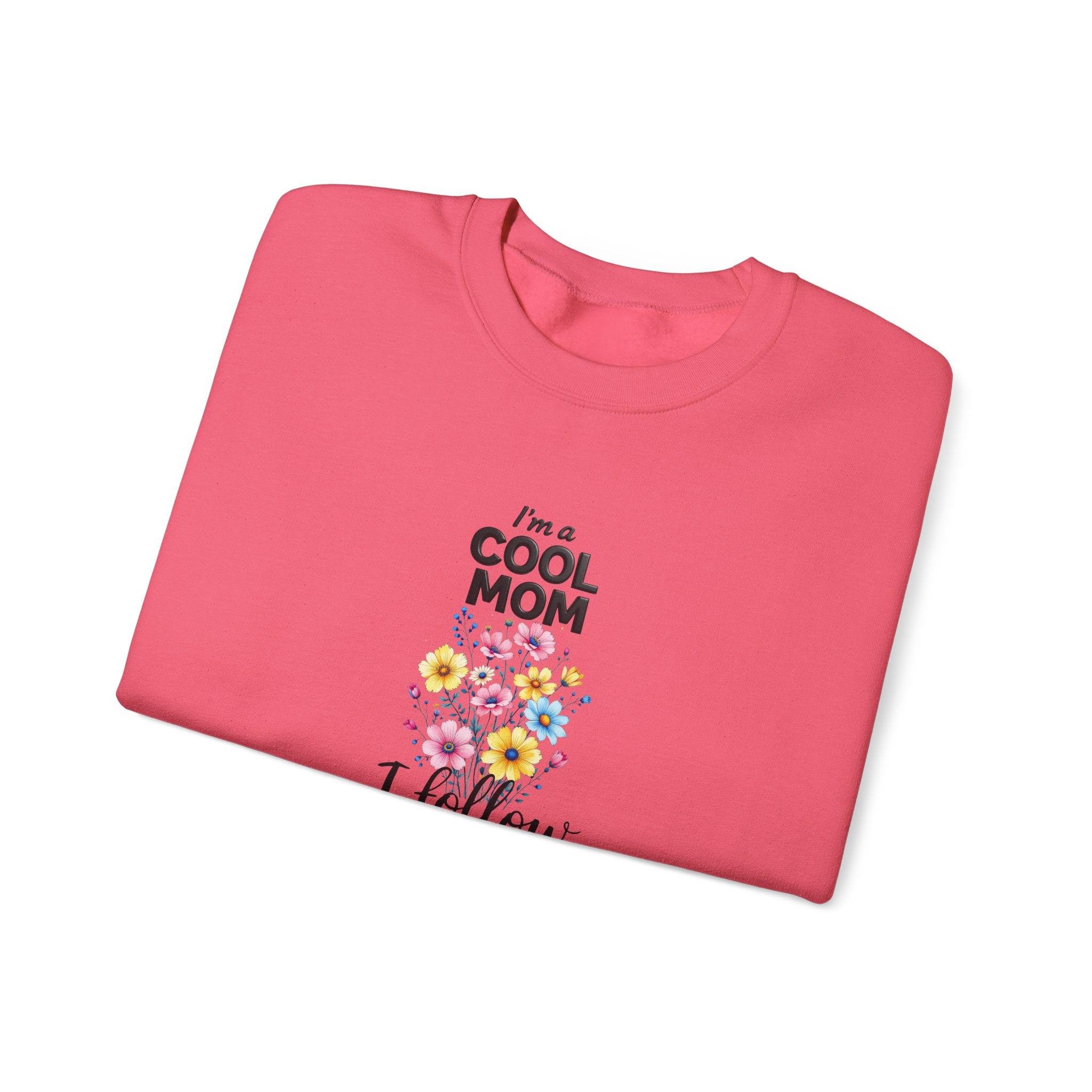 Cool Mom I Follow Jesus Sweatshirt – Christian Mom Crewneck