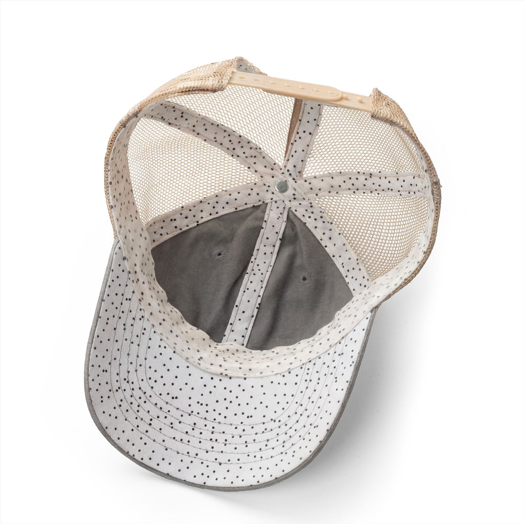 Blessed by Christ with Cross -Women's Washed Mesh-Back Cap