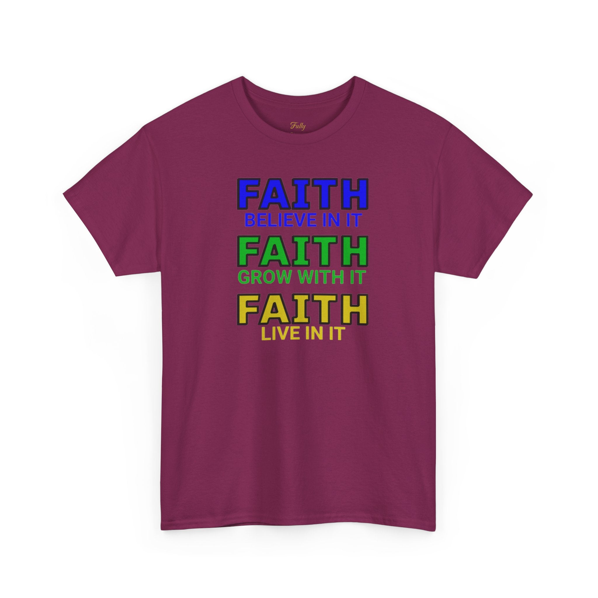 Faith-Inspired Unisex Cotton Tee, Spiritual T-Shirt, Inspirational Apparel, Gift for Believers, Everyday Wear, Positive Vibes