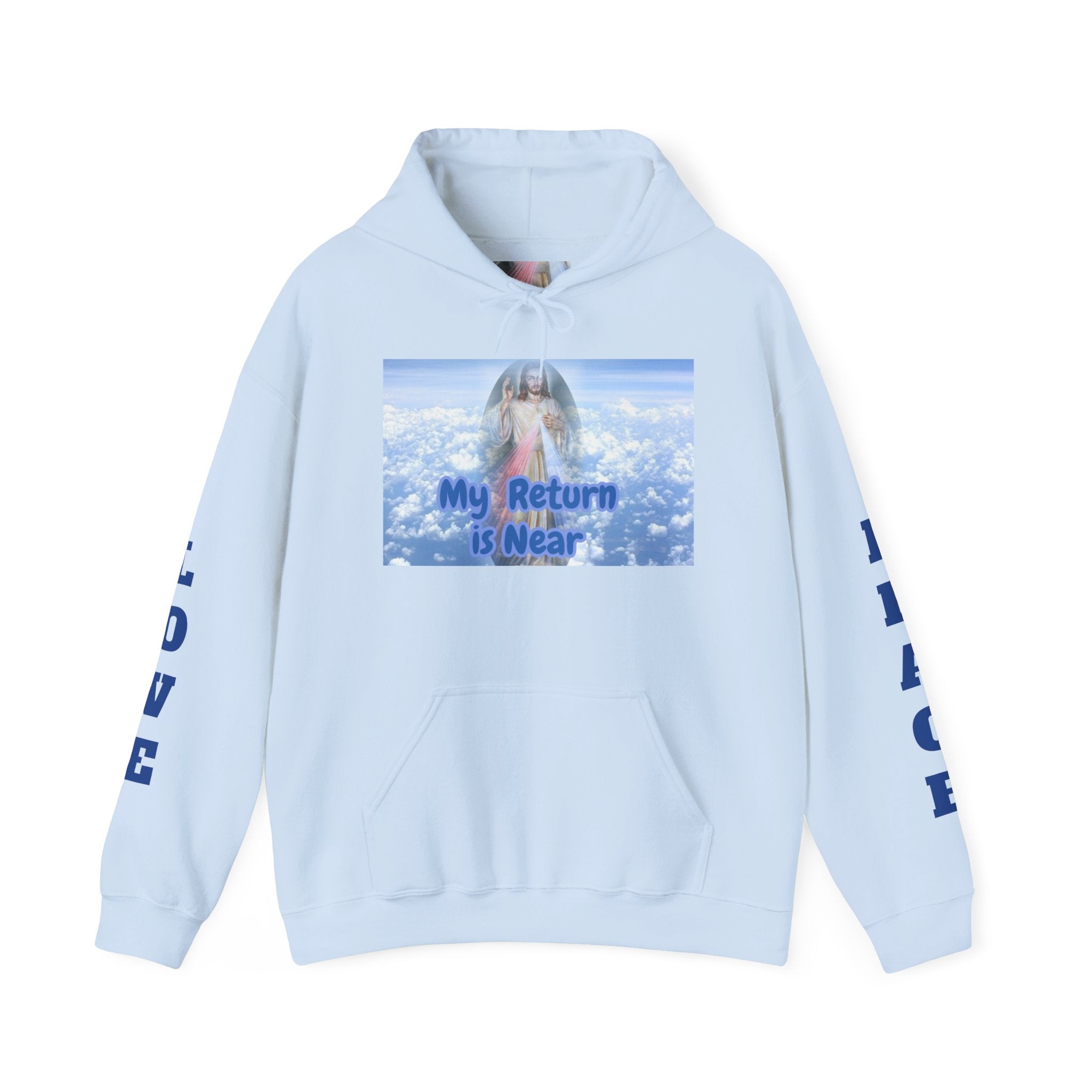 Inspirational Hoodie -My Return is Near- Unisex Heavy Blend™ Hooded Sweatshirt – Christian faith apparel & gifts | Fully Chr