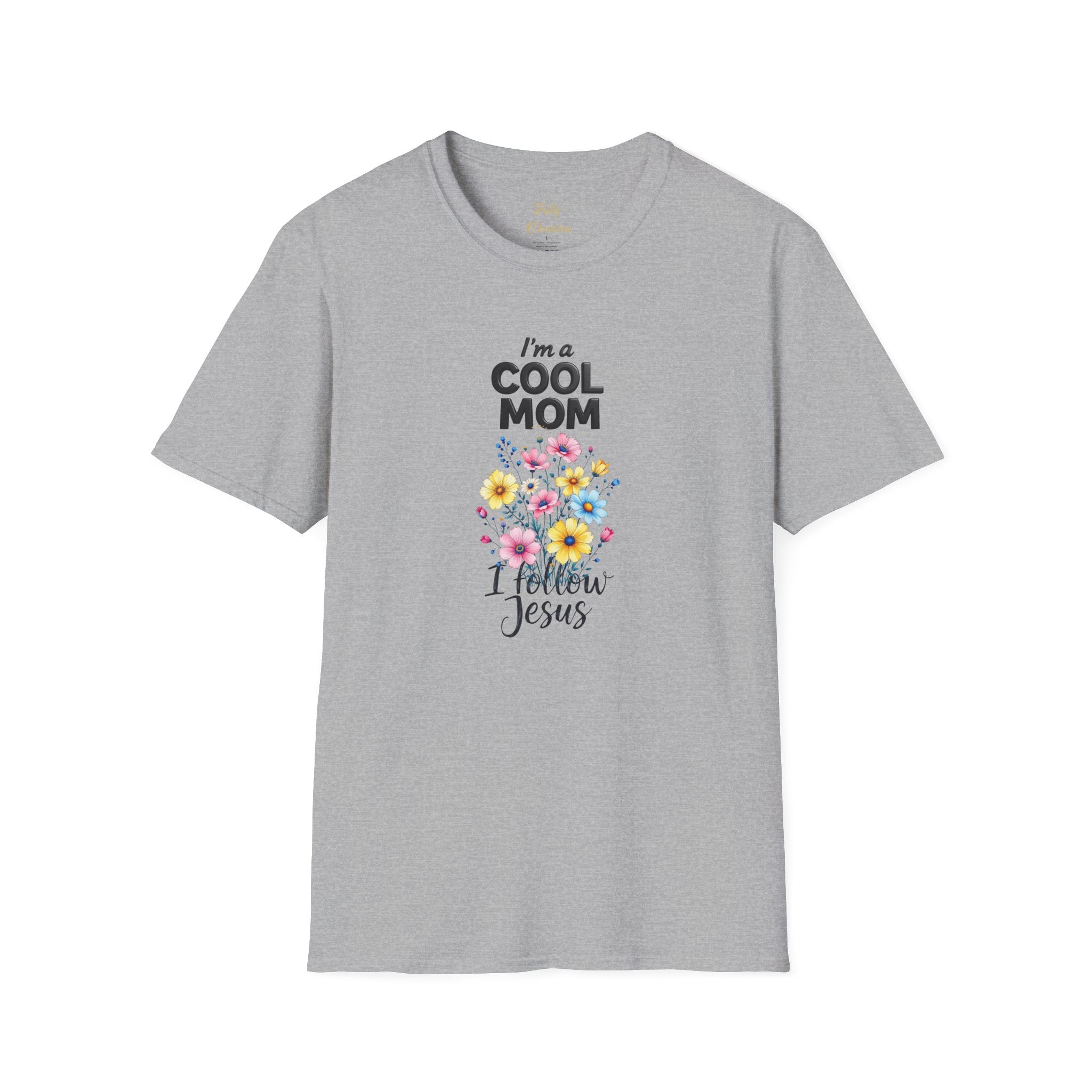 Cool Mom T-Shirt — “I’m a Cool Mom, I Follow Jesus” Christian Mom Tee