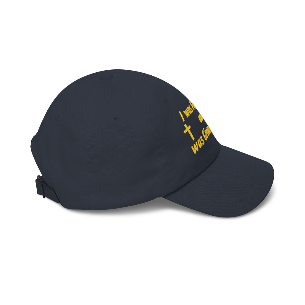 Forgiven and Given Purpose Dad Cap – Christian Embroidered Baseball Hat