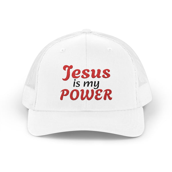 Embroidered Jesus Snapback Cap