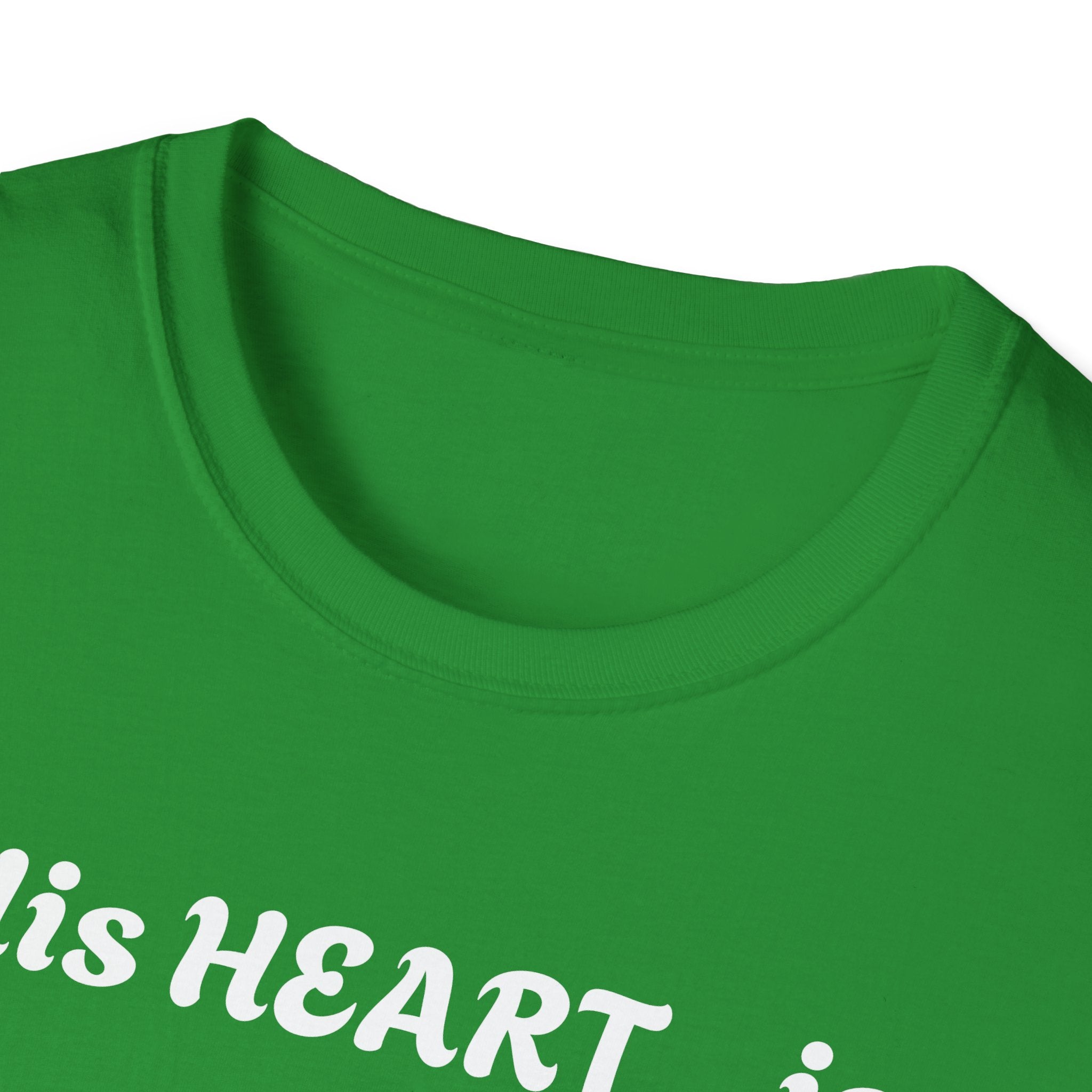 Christian Graphic Jesus  "His Heart is Love Peace" T-shirt