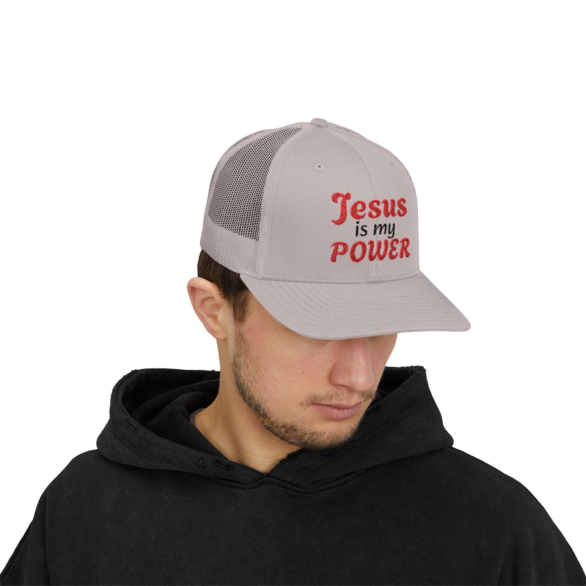 Embroidered Jesus Snapback Cap