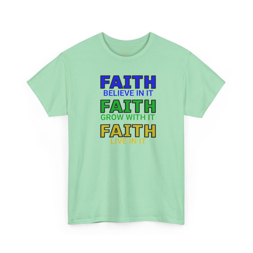 Faith-Inspired Unisex Cotton Tee, Spiritual T-Shirt, Inspirational Apparel, Gift for Believers, Everyday Wear, Positive Vibes
