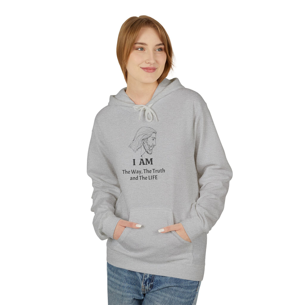I AM Jesus Hoodie — "I AM The way, The truth and The LIFE" Christian Faith Pullover