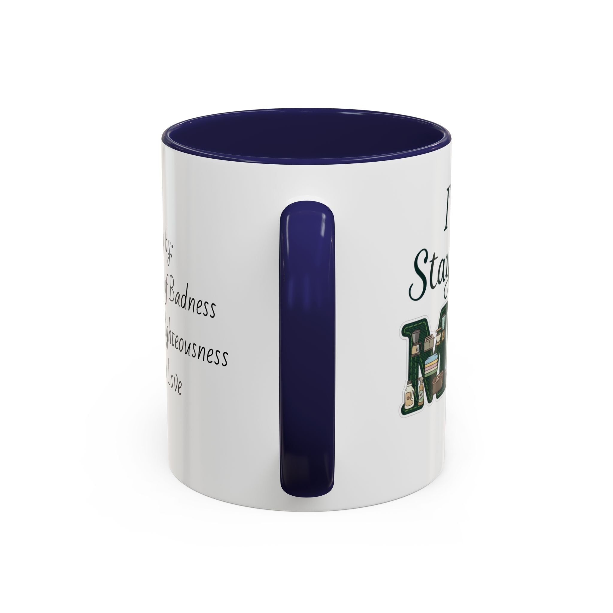 Mama Home Coffee Mug — Inspirational "Praying for My Kids" Accent Mug (11/15oz)