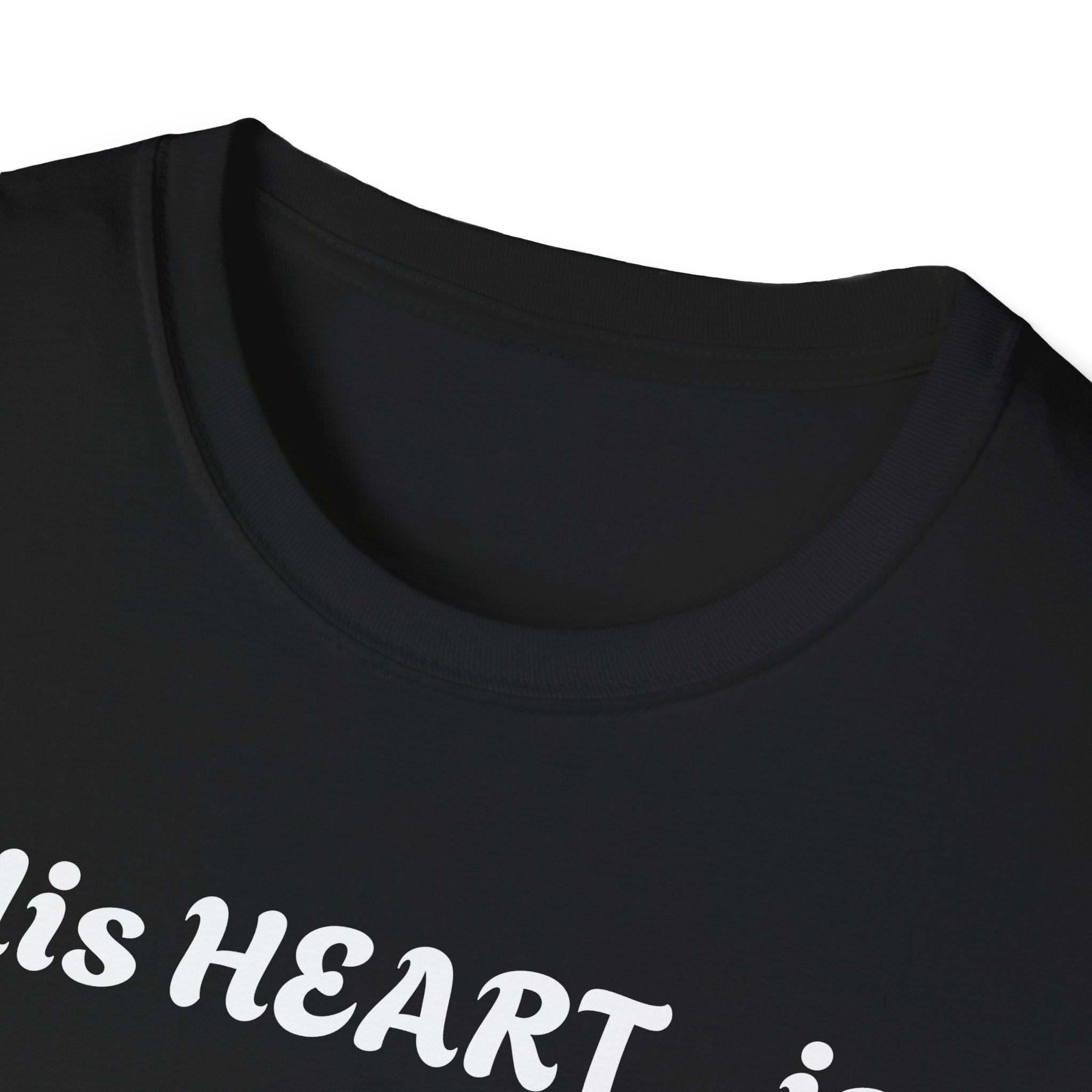 Christian Graphic Jesus  "His Heart is Love Peace" T-shirt