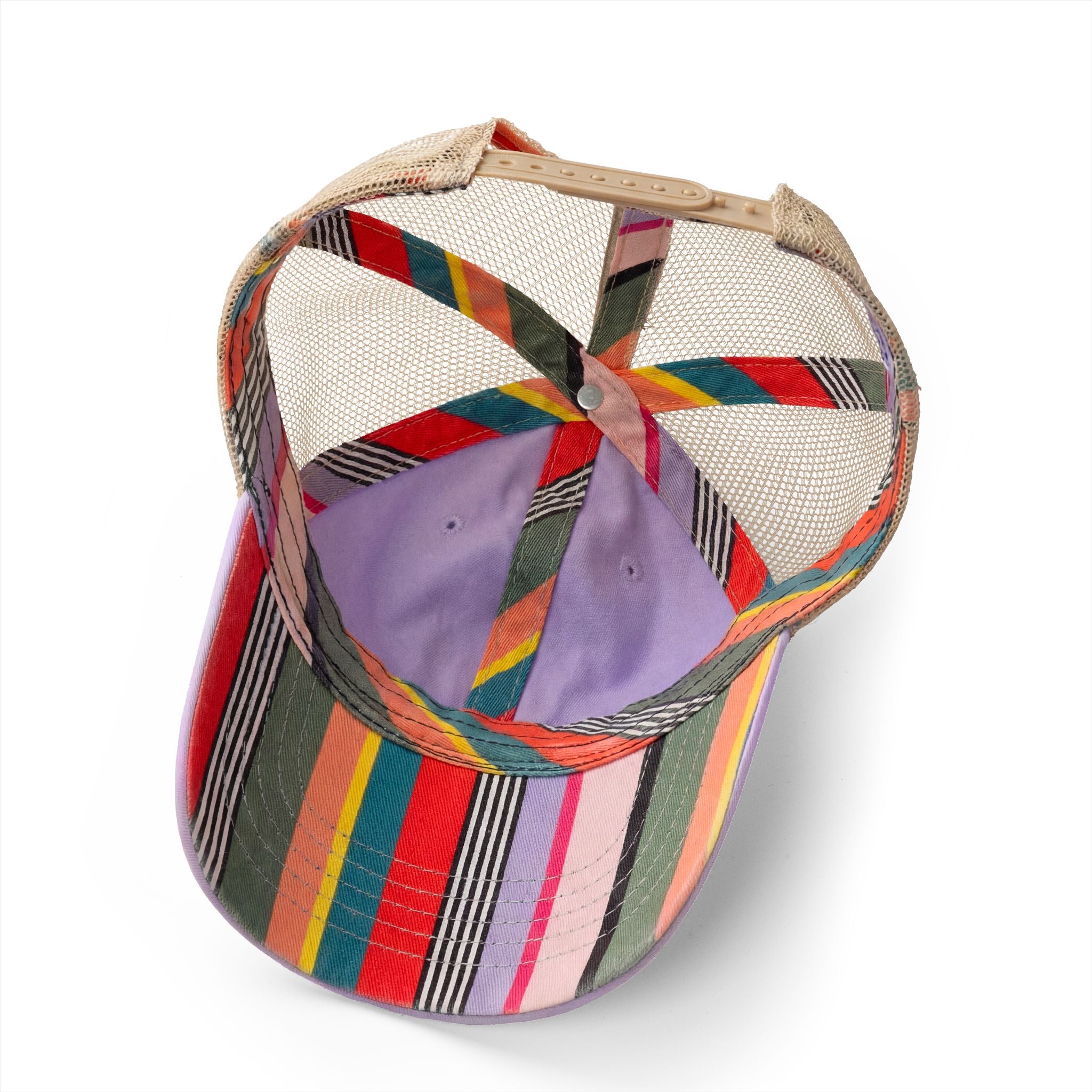 Blessed by Christ with Cross -Women's Washed Mesh-Back Cap