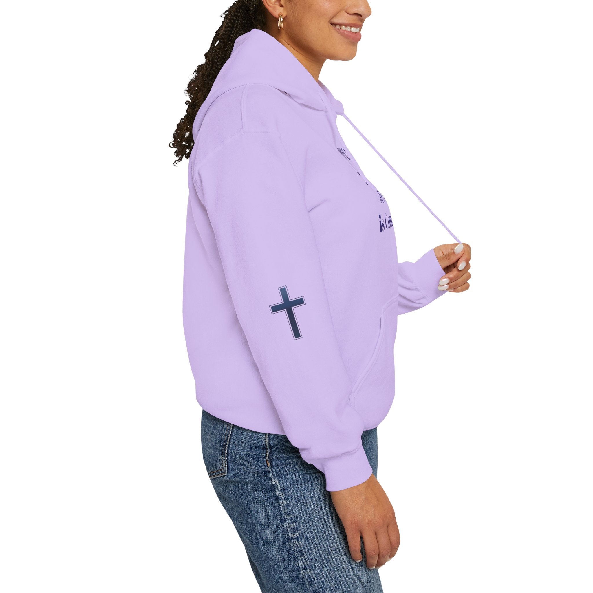 Religious Hoodie - "Open Your Eyes, JESUS is Coming!" Pullover