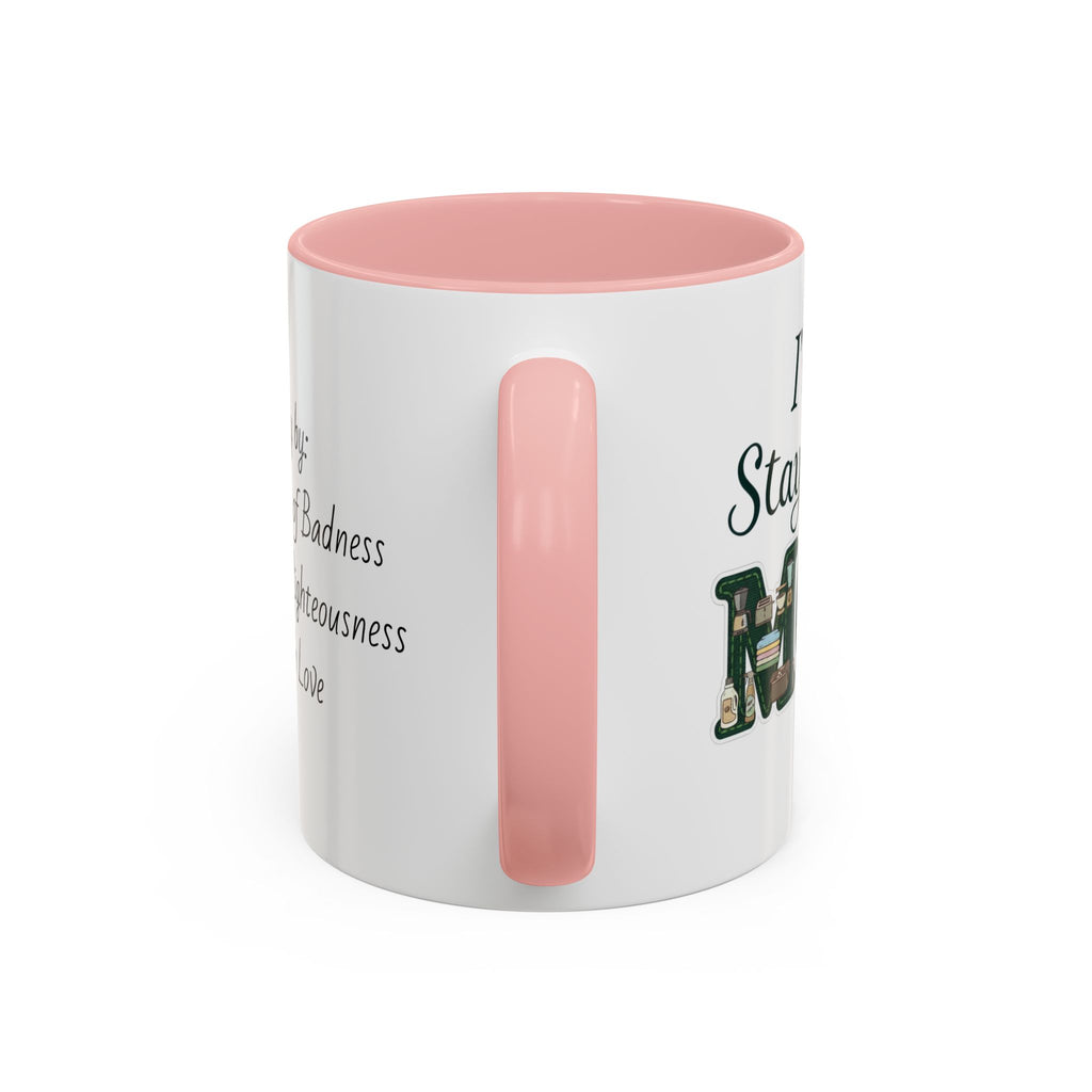 Mama Home Coffee Mug — Inspirational "Praying for My Kids" Accent Mug (11/15oz)