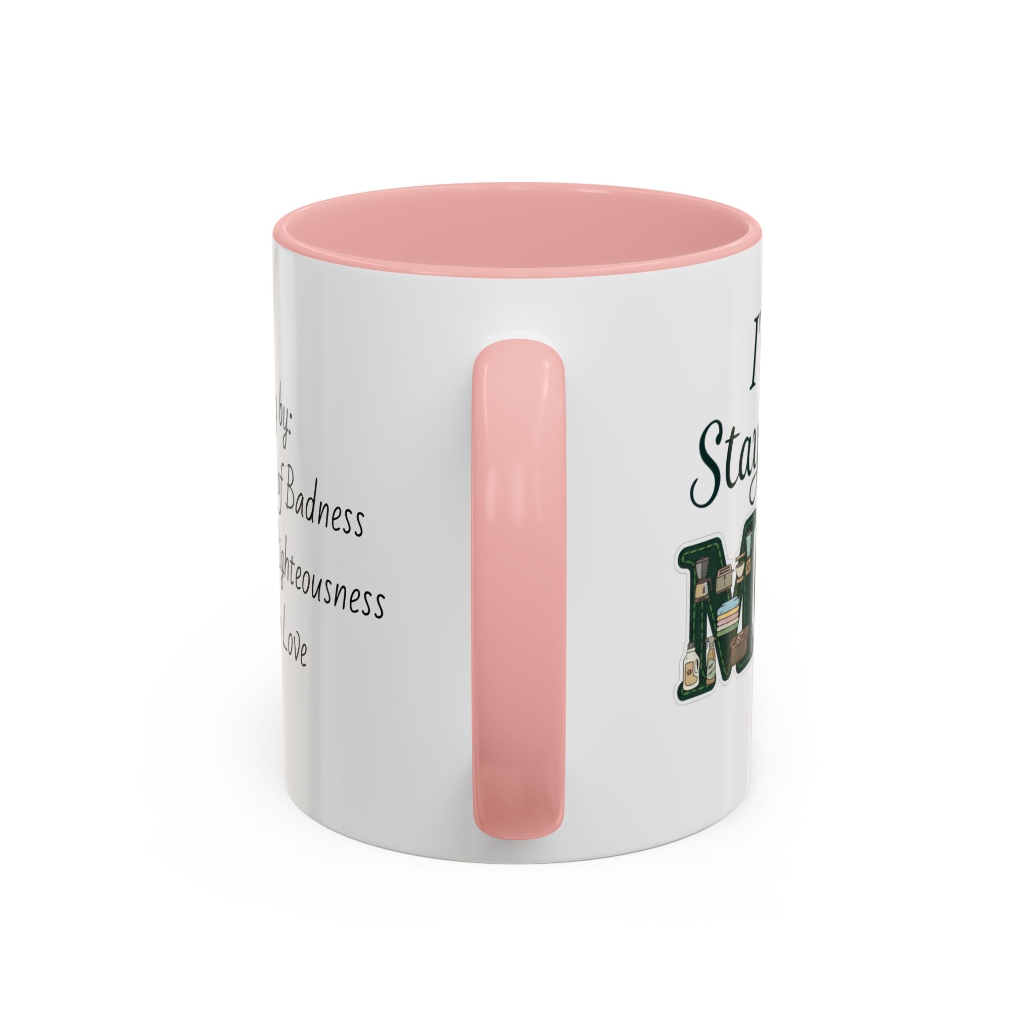 Mama Home Coffee Mug — Inspirational "Praying for My Kids" Accent Mug (11/15oz)