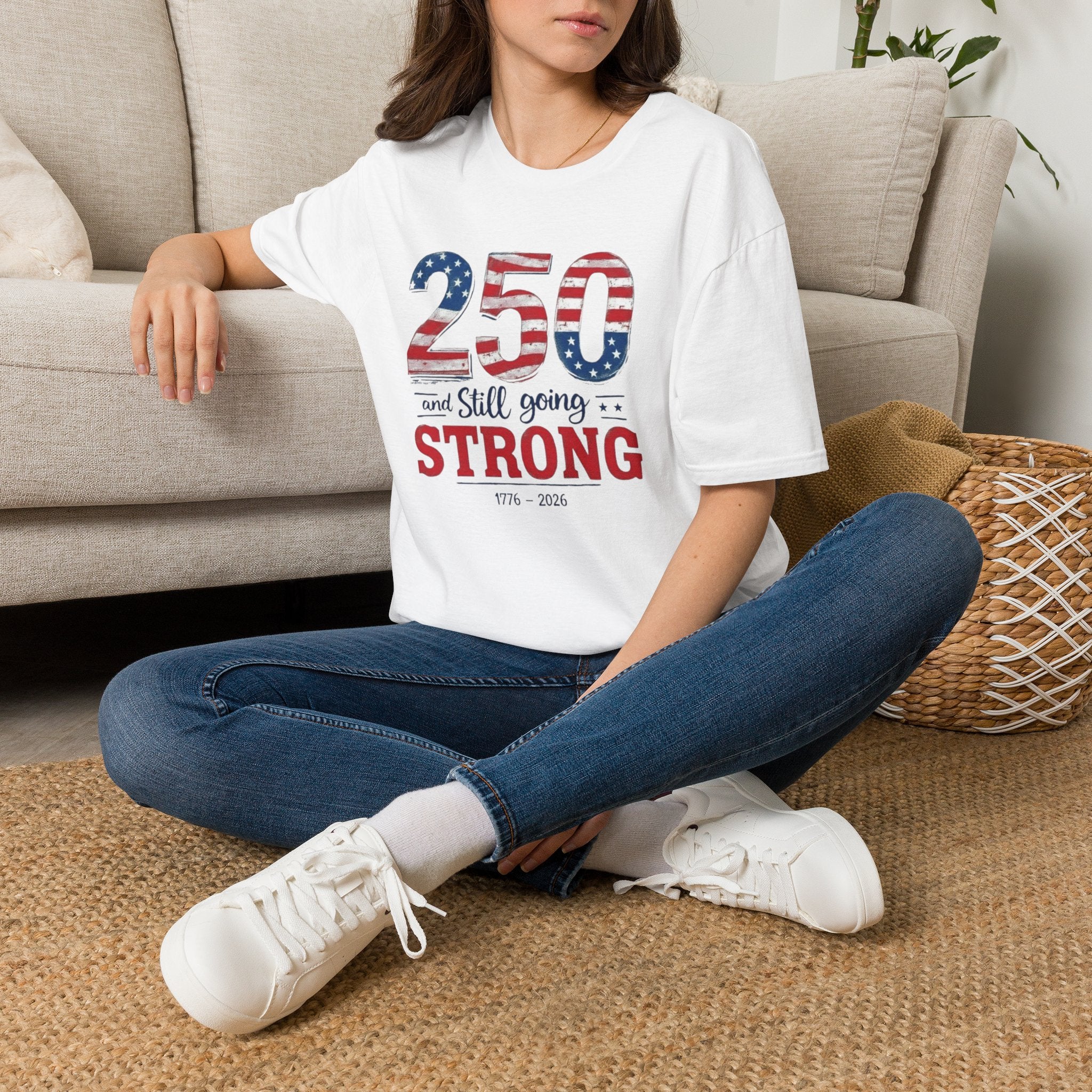 250 and Still Going Strong T-Shirt — Patriotic Anniversary Tee
