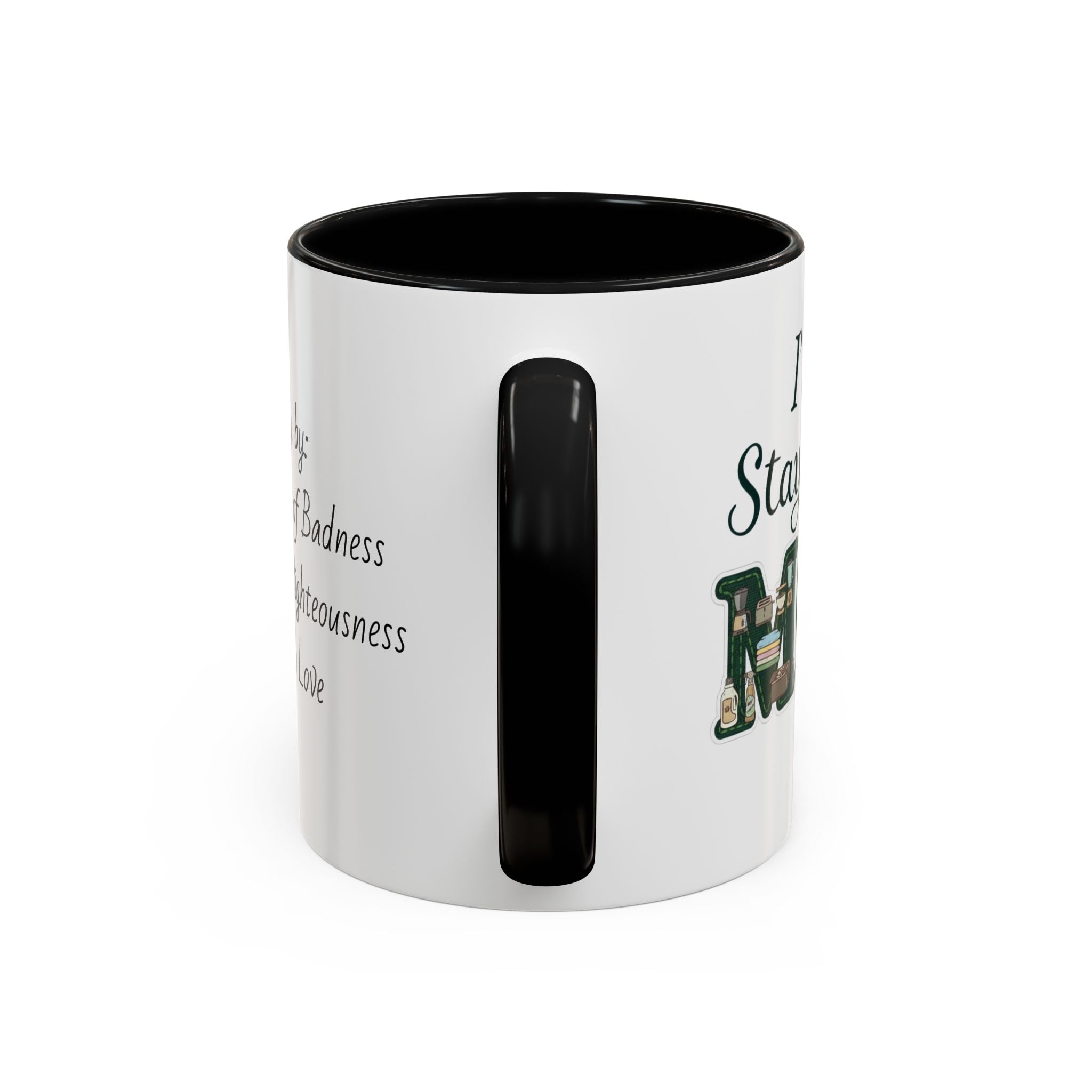 Mama Home Coffee Mug — Inspirational "Praying for My Kids" Accent Mug (11/15oz)
