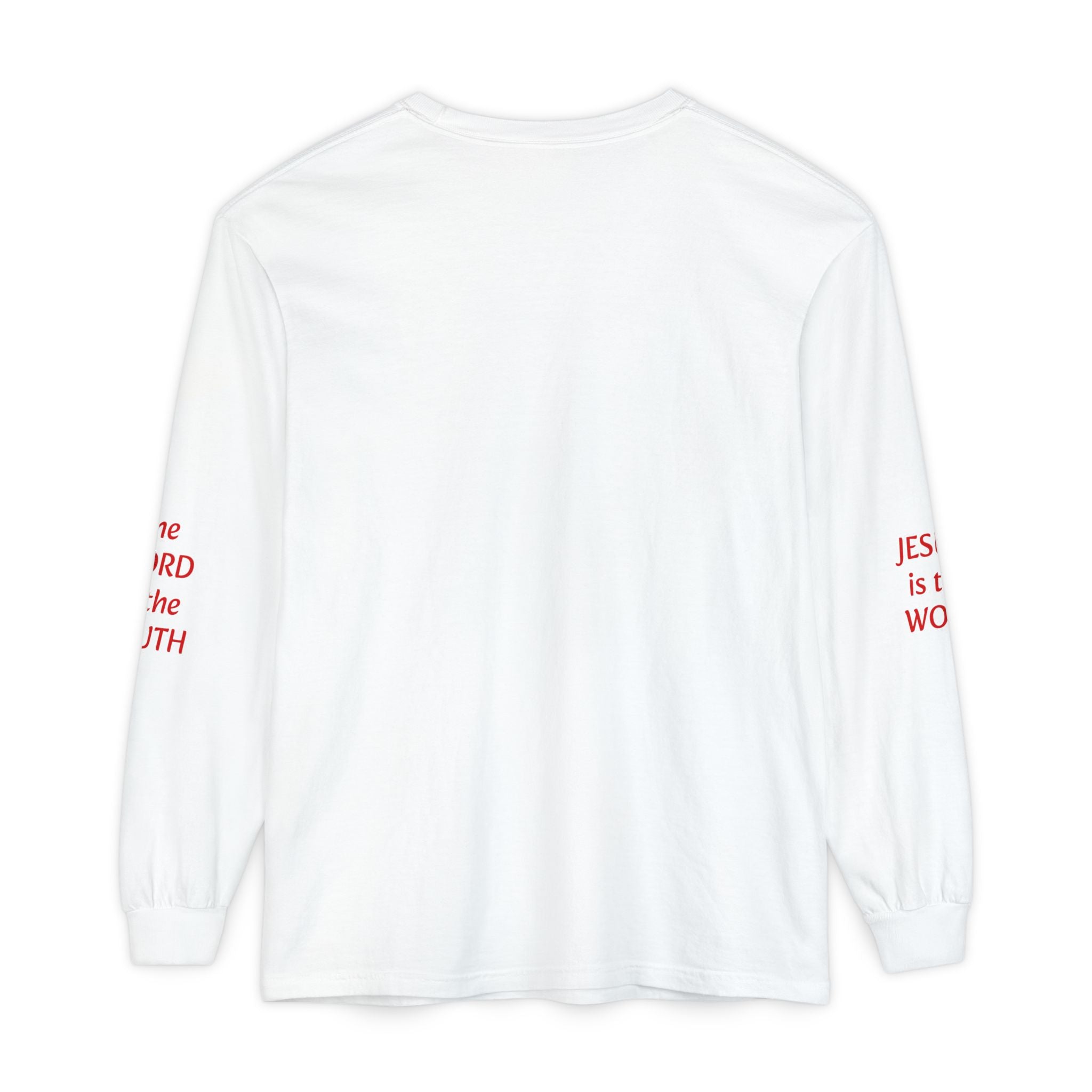 Empowered Faith Long Sleeve Tee — Bible Fist Graphic Christian Shirt