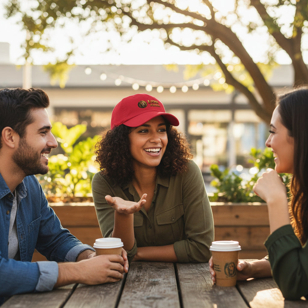 Lion of Judah Baseball Cap – Christian Faith Lion Emblem Clean Up Cap