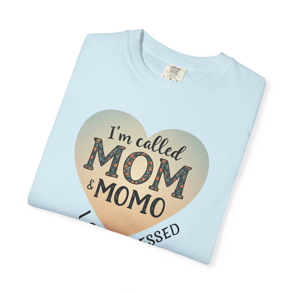 I'm Called Mom & Momo T-Shirt — "I Am Blessed" Heart Design