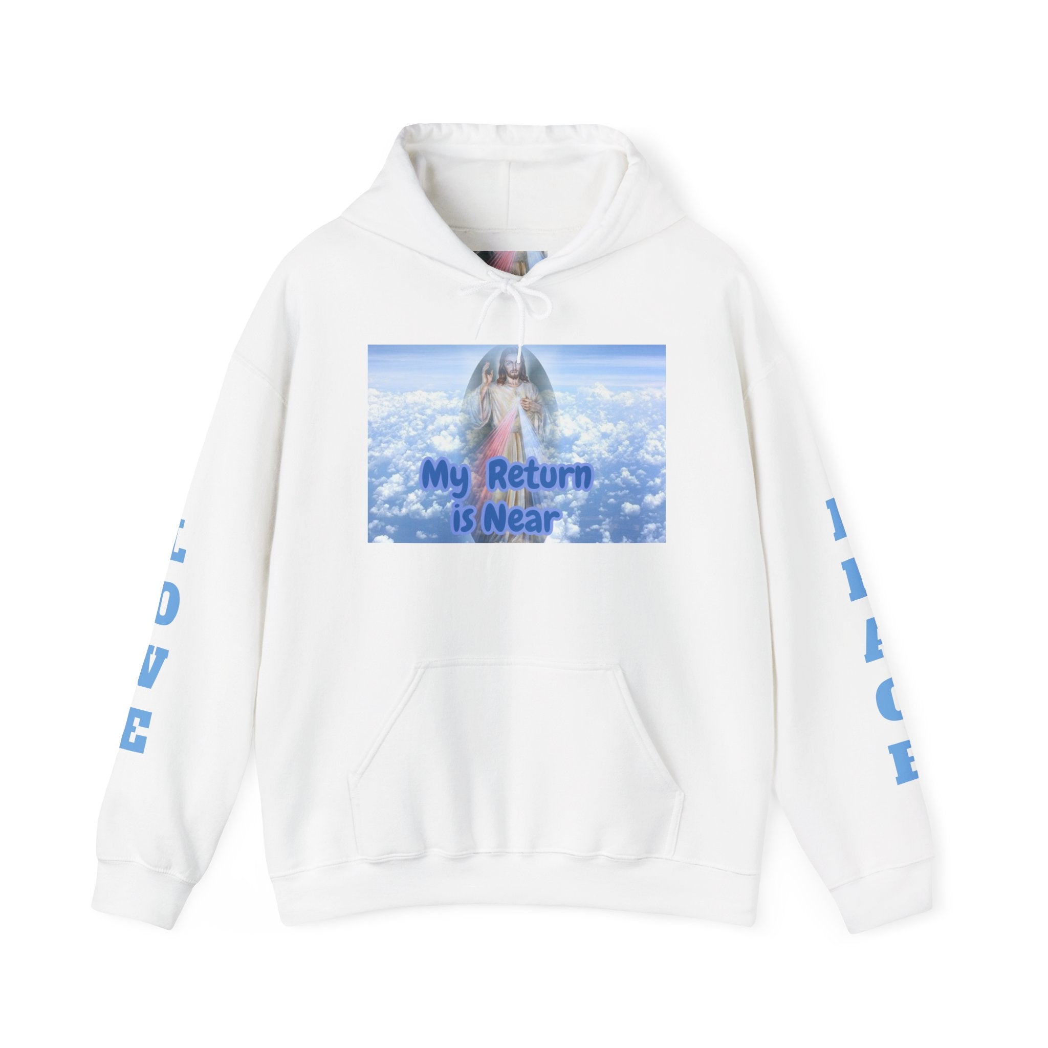 Inspirational Hoodie -My Return is Near- Unisex Heavy Blend™ Hooded Sweatshirt – Christian faith apparel & gifts | Fully Chr