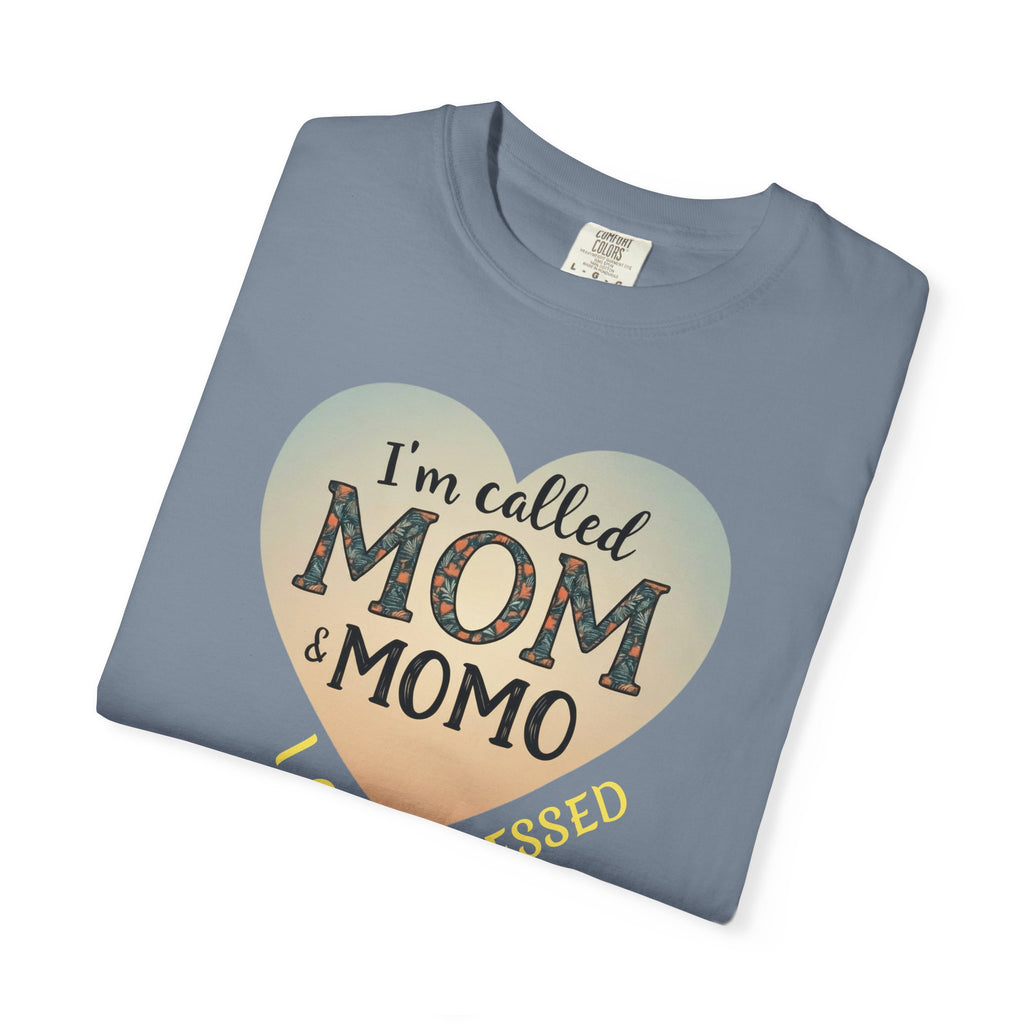 I'm Called Mom & Momo T-Shirt — "I Am Blessed" Heart Design