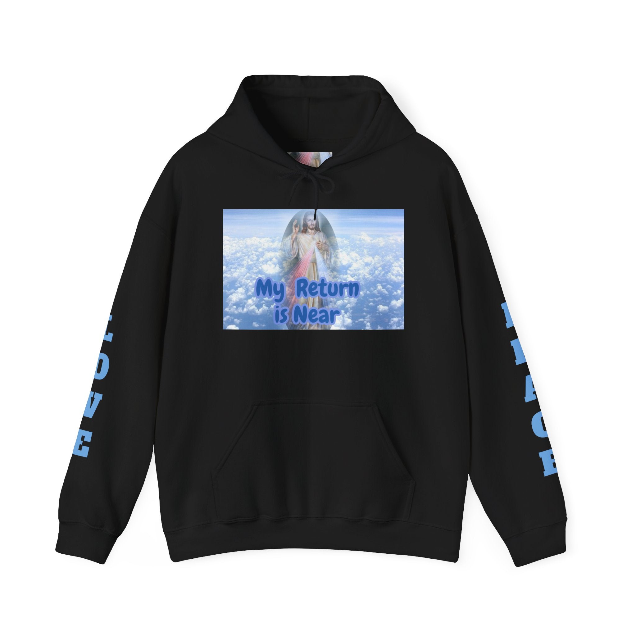 Inspirational Hoodie -My Return is Near- Unisex Heavy Blend™ Hooded Sweatshirt – Christian faith apparel & gifts | Fully Chr