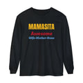 Awesome Mamasita Long Sleeve Comfort Colors Tee Shirt — "Mamasita Awesome Wife•Mother•Nana" – Christian faith apparel & gift