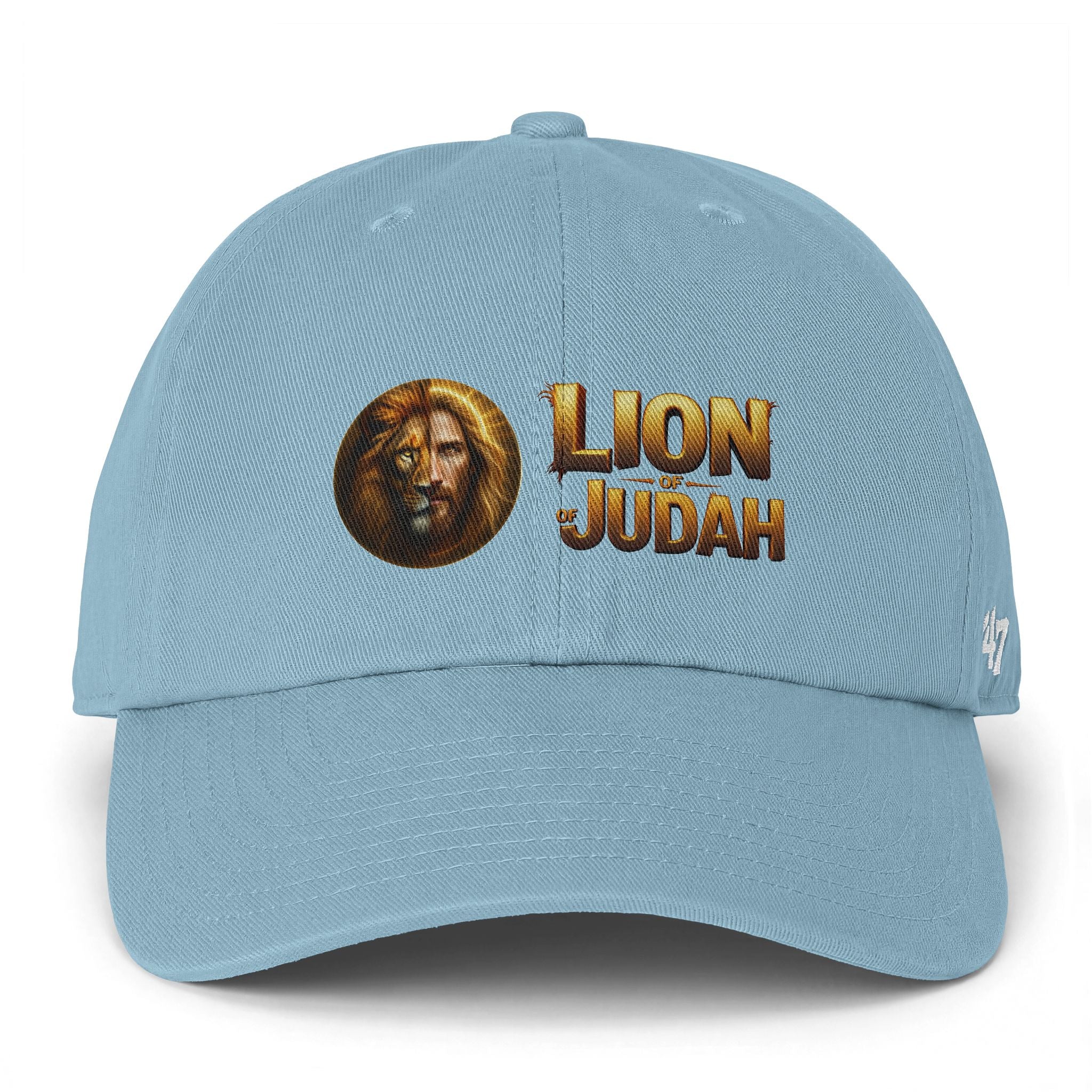 Lion of Judah Baseball Cap – Christian Faith Lion Emblem Clean Up Cap
