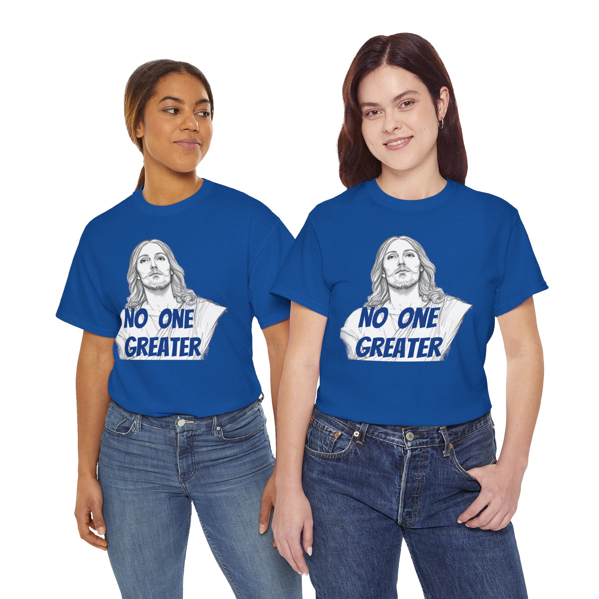 Inspirational Tee - NO ONE GREATER Unisex Heavy Cotton