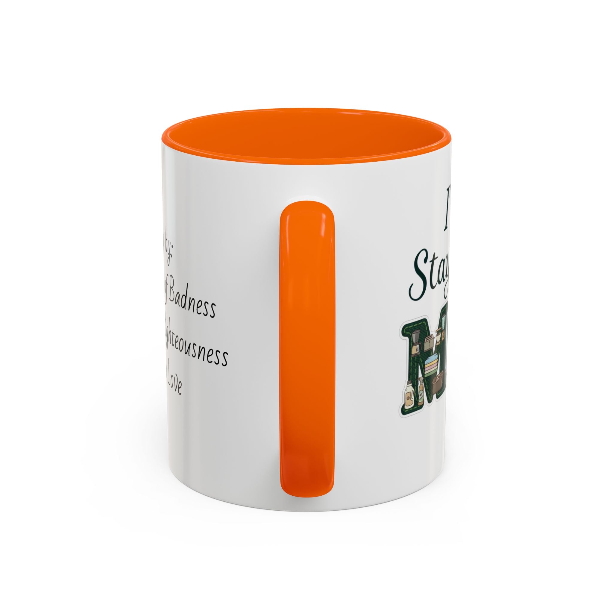 Mama Home Coffee Mug — Inspirational "Praying for My Kids" Accent Mug (11/15oz)