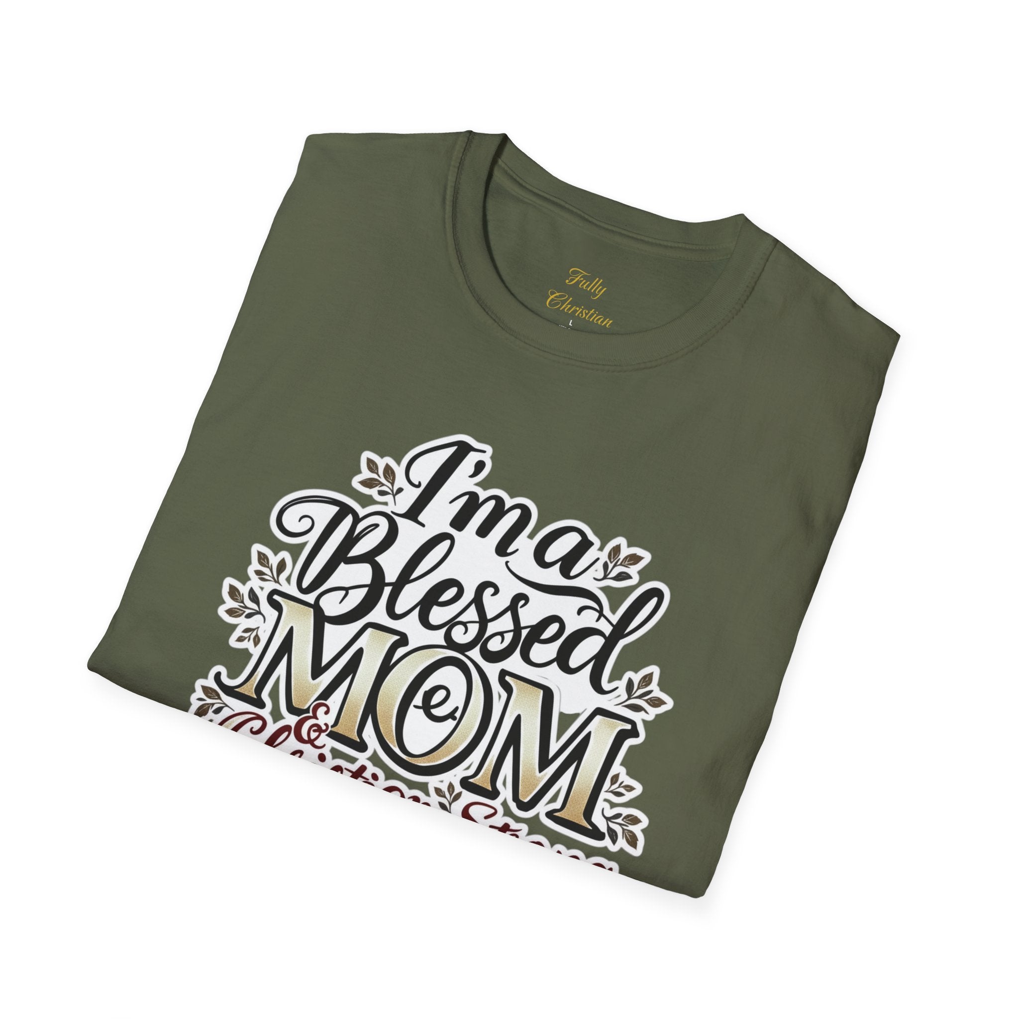 I’m a Blessed Mom Christian T-Shirt — Faith-Based Mother's Day Tee