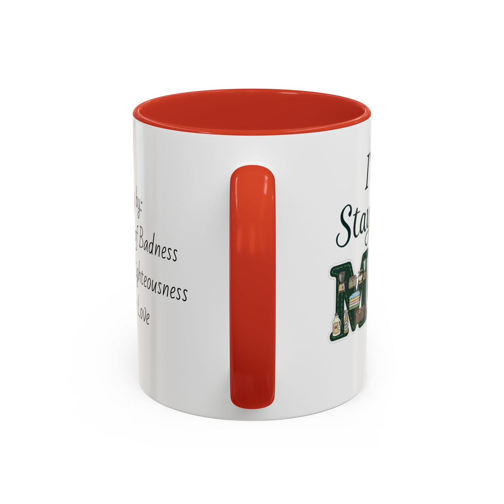 Mama Home Coffee Mug — Inspirational "Praying for My Kids" Accent Mug (11/15oz)