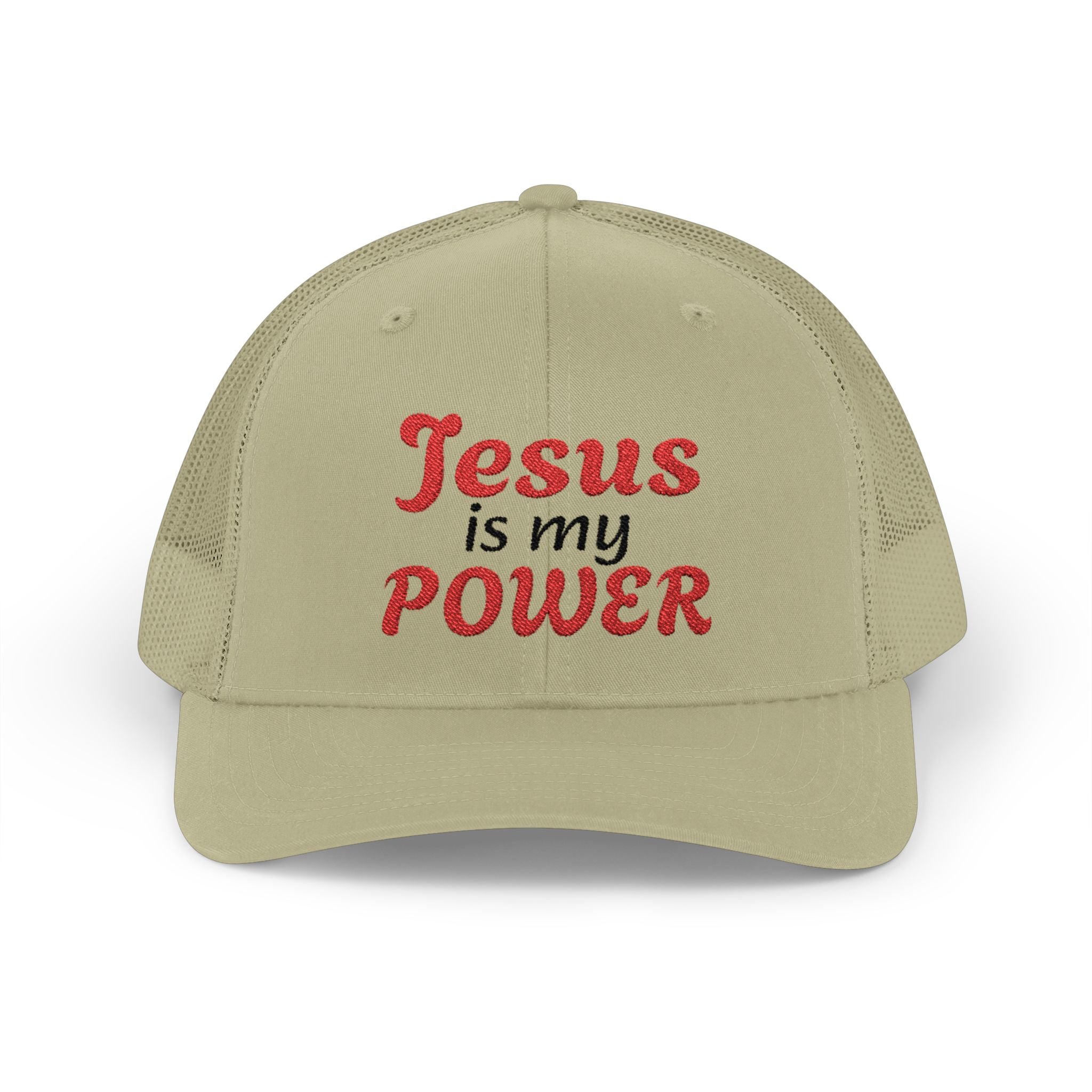 Embroidered Jesus Snapback Cap