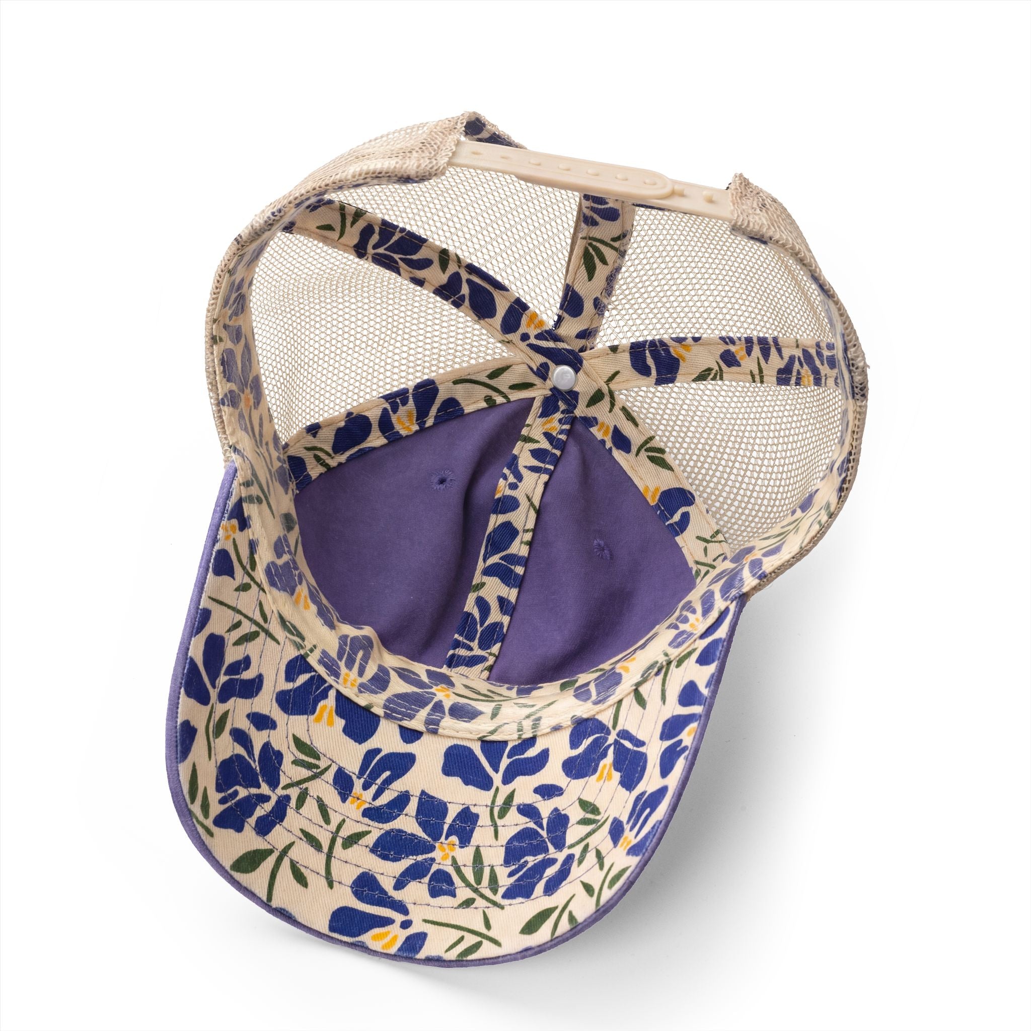 Blessed by Christ with Cross -Women's Washed Mesh-Back Cap