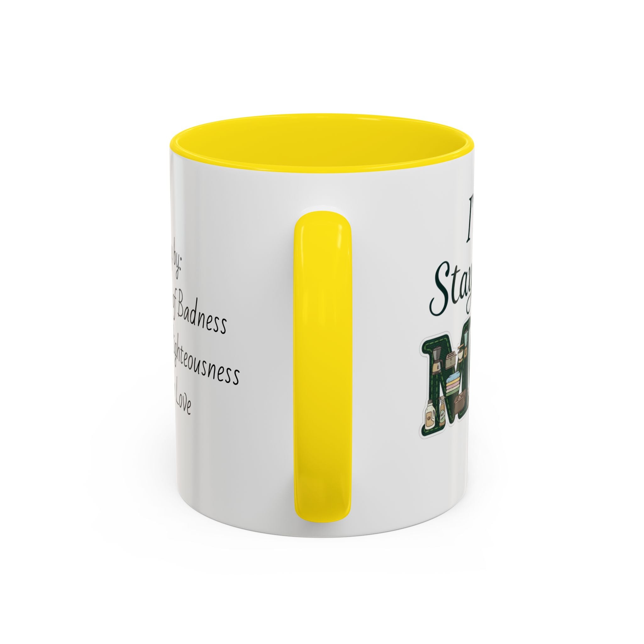 Mama Home Coffee Mug — Inspirational "Praying for My Kids" Accent Mug (11/15oz)