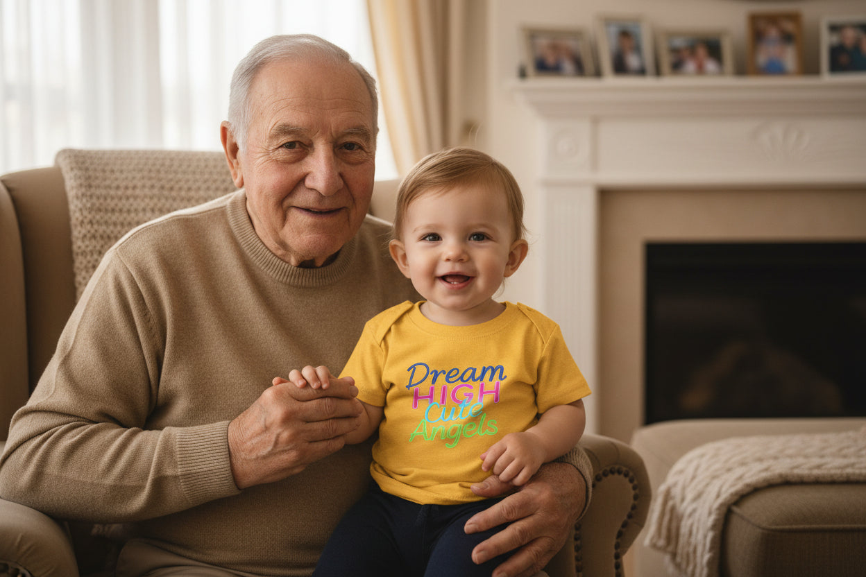 Dream High Cute Angels Toddler T-Shirt – Colorful Inspirational Kids Tee-2T to 5T