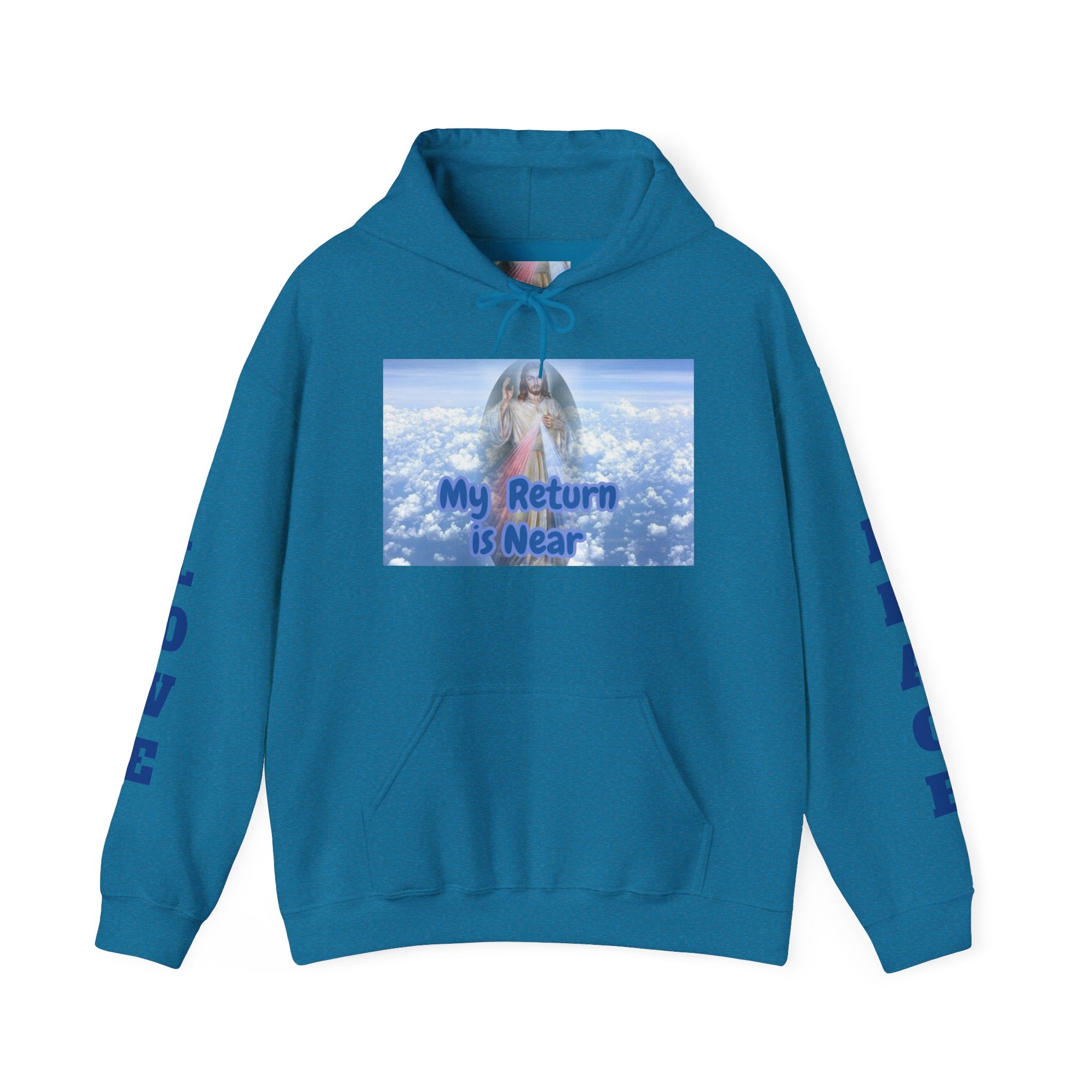 Inspirational Hoodie -My Return is Near- Unisex Heavy Blend™ Hooded Sweatshirt – Christian faith apparel & gifts | Fully Chr
