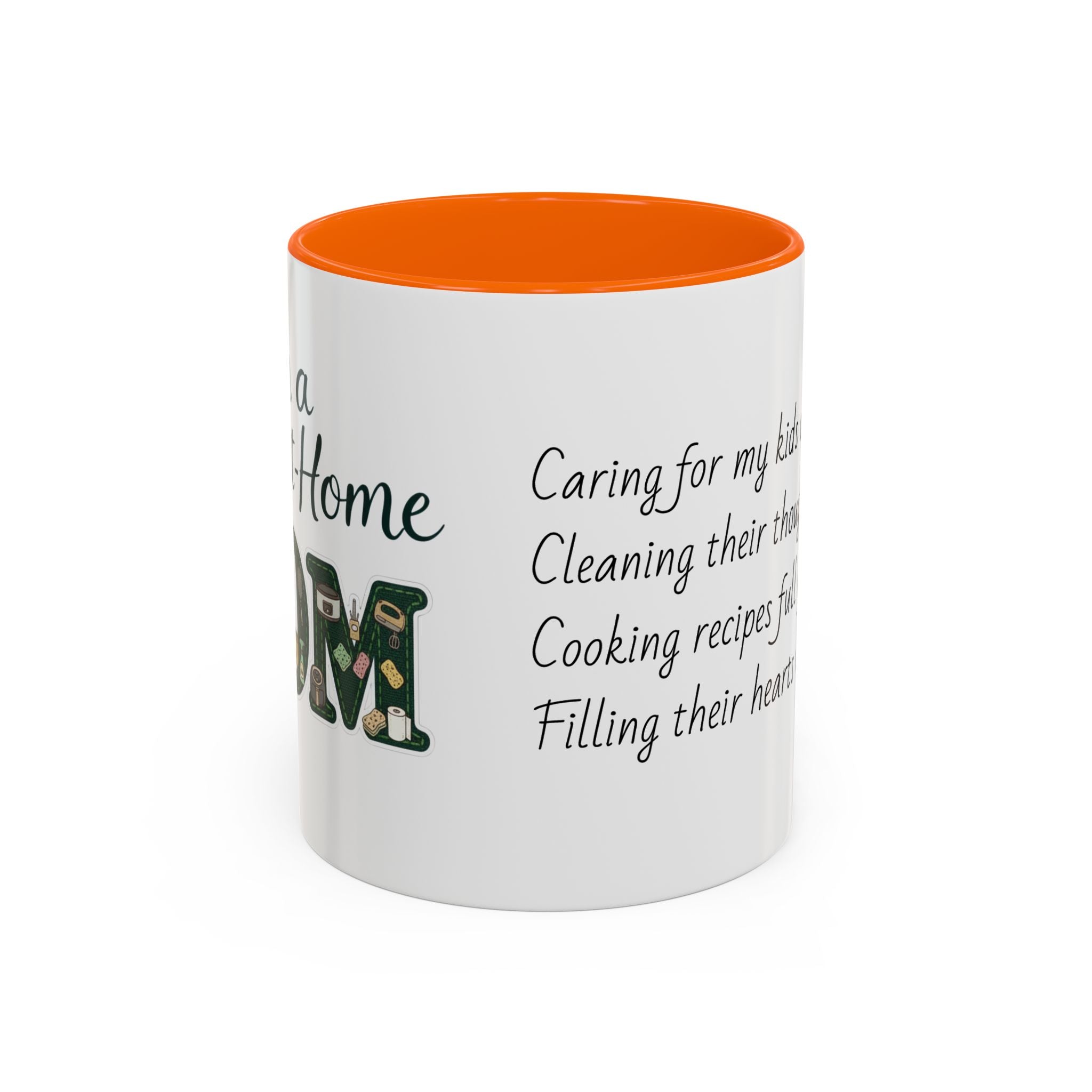 Mama Home Coffee Mug — Inspirational "Praying for My Kids" Accent Mug (11/15oz)