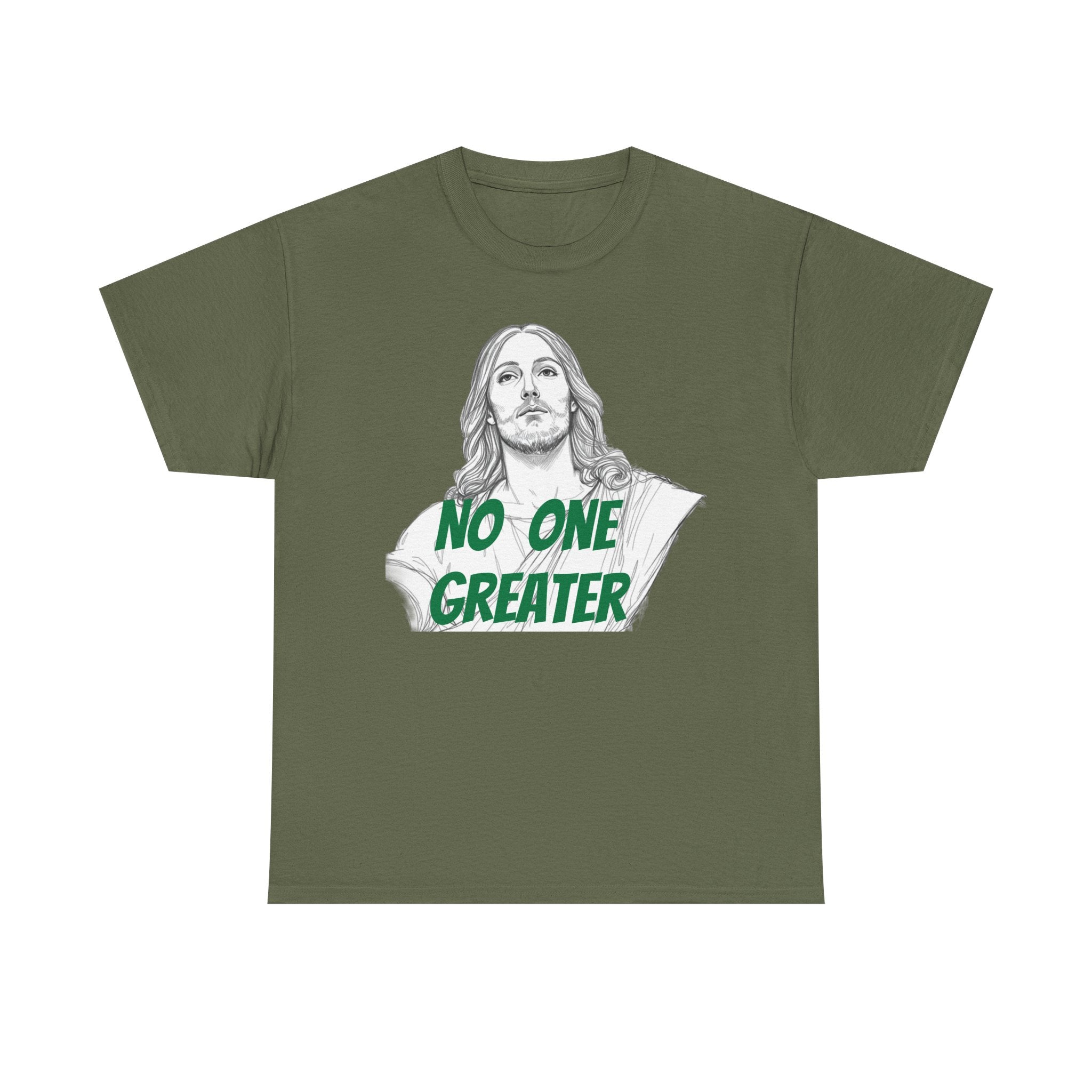 Inspirational Tee - NO ONE GREATER Unisex Heavy Cotton