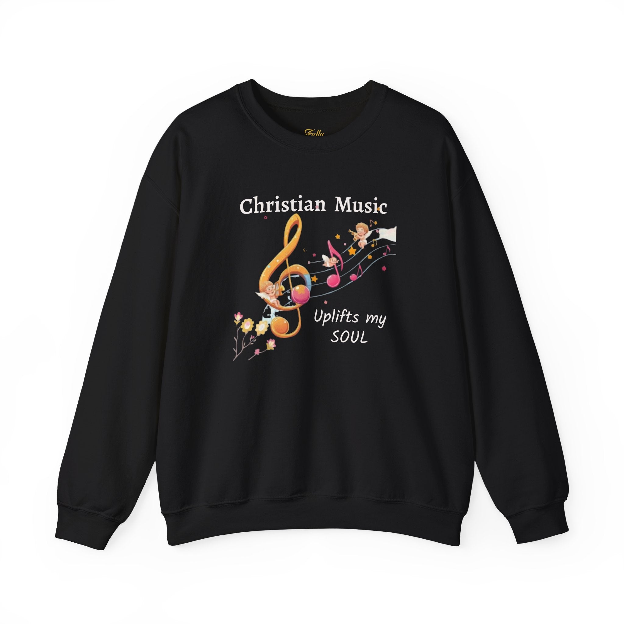 Christian Music Uplifts My Soul Crewneck Sweatshirt