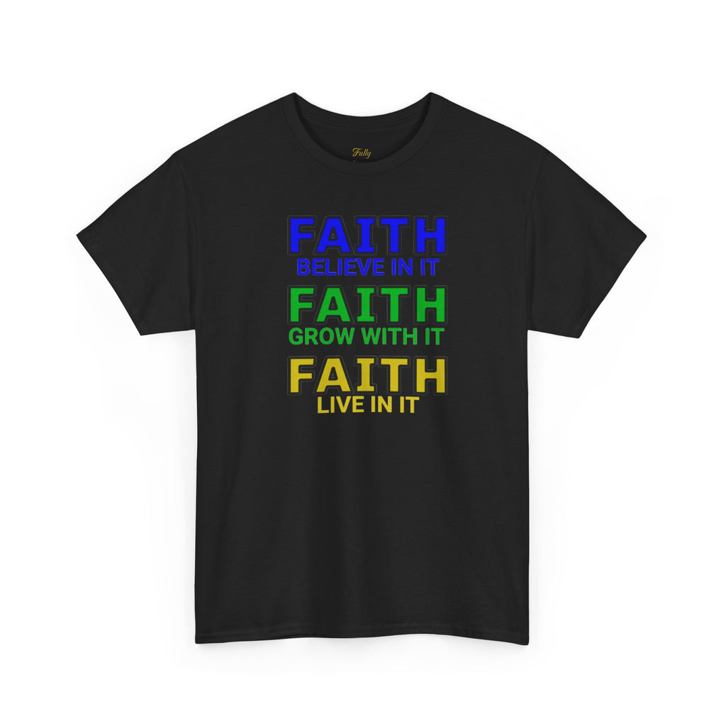 Faith-Inspired Unisex Cotton Tee, Spiritual T-Shirt, Inspirational Apparel, Gift for Believers, Everyday Wear, Positive Vibes