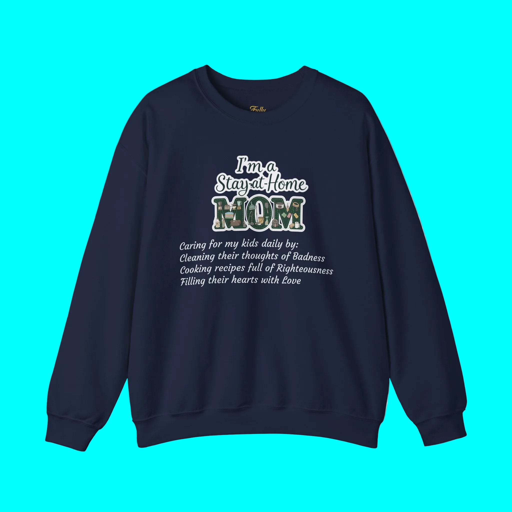 Stay at Home Mom Sweatshirt — 'I'm a Stay at Home MOM' Cozy Crewneck for Mothers