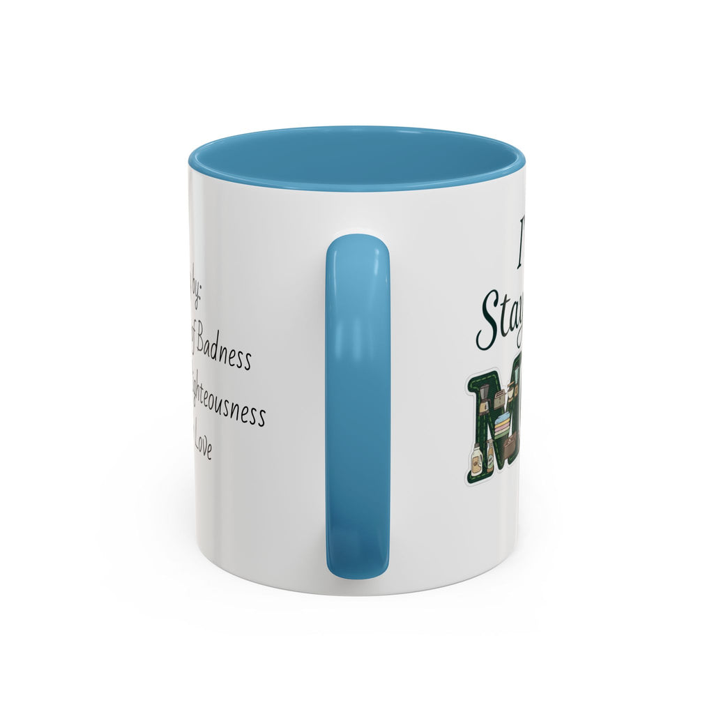 Mama Home Coffee Mug — Inspirational "Praying for My Kids" Accent Mug (11/15oz)