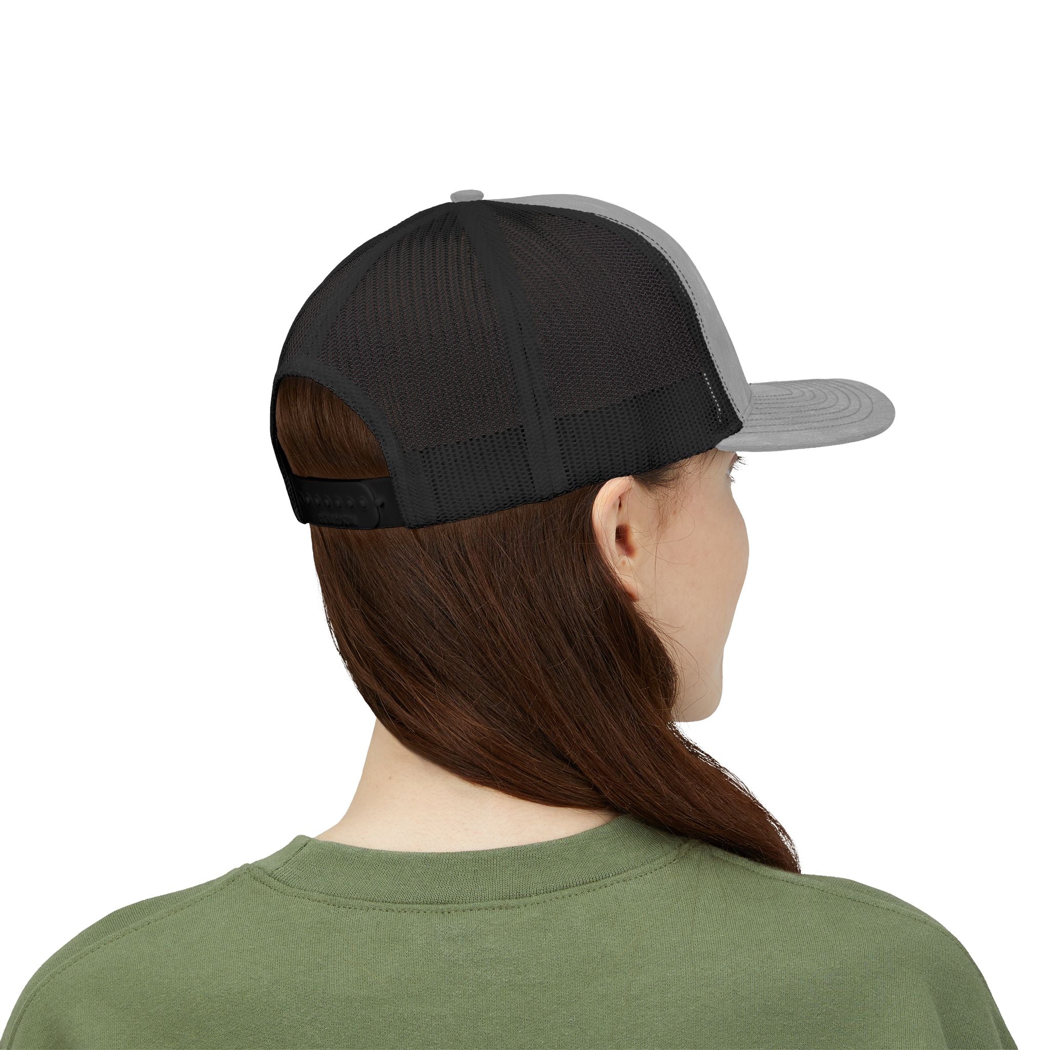 This Mom Is Christian Strong Embroidered Snapback Trucker Cap — Faith-Based Mom Hat