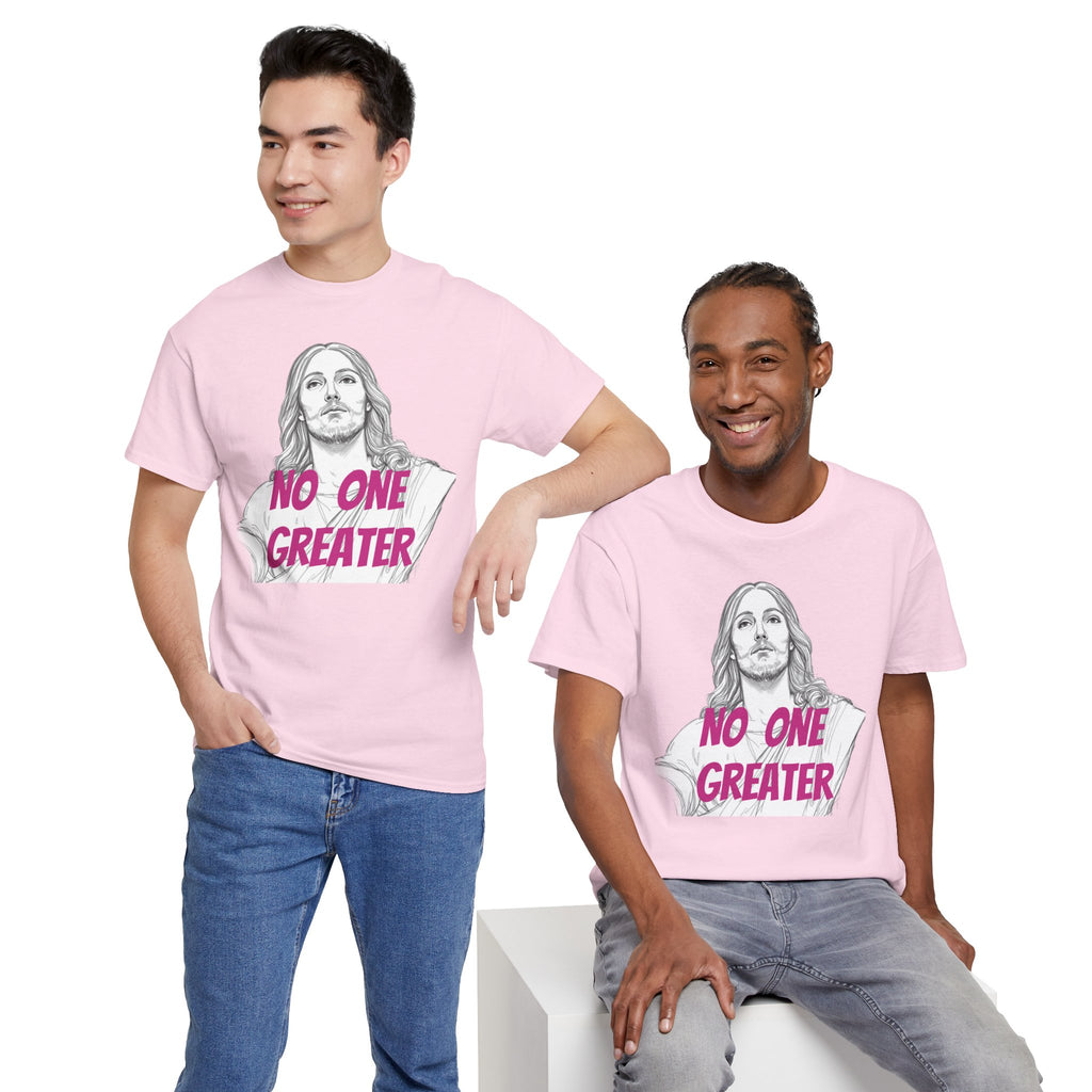 Inspirational Tee - NO ONE GREATER Unisex Heavy Cotton