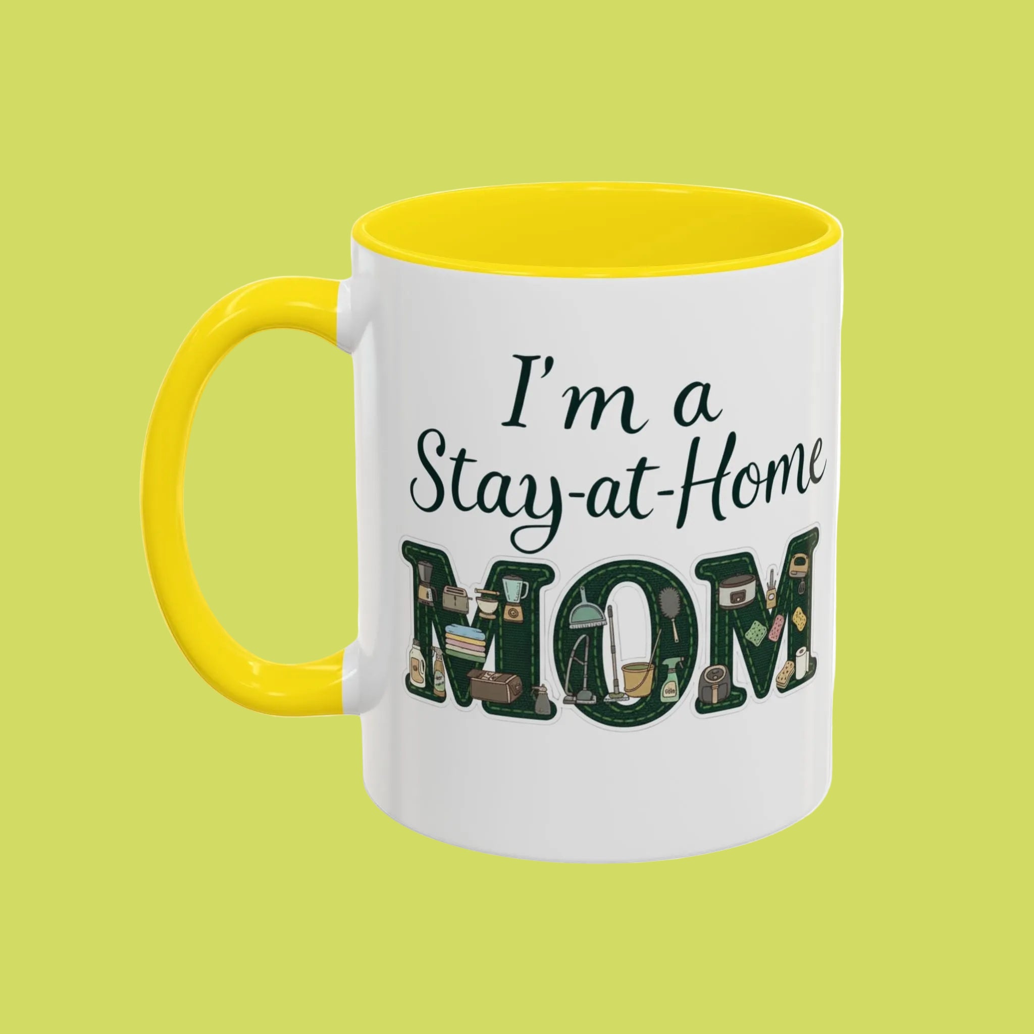 Mama Home Coffee Mug — Inspirational "Praying for My Kids" Accent Mug (11/15oz)