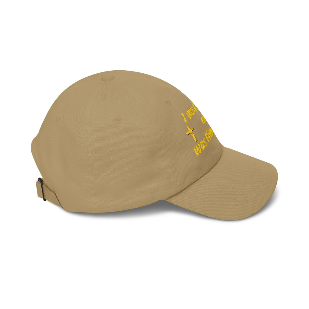 Forgiven and Given Purpose Dad Cap – Christian Embroidered Baseball Hat – Christian faith apparel & gifts | Fully Christian 
