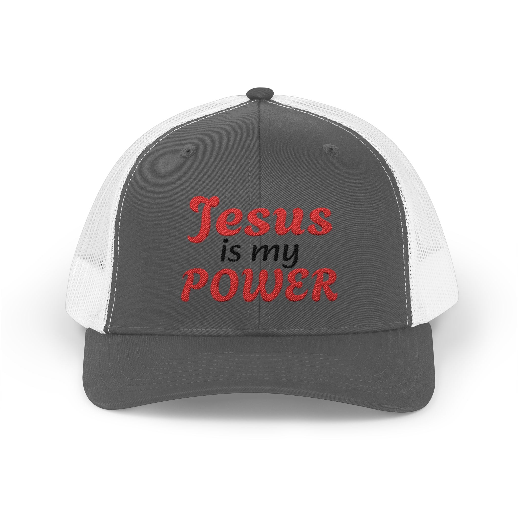 Embroidered Jesus Snapback Cap