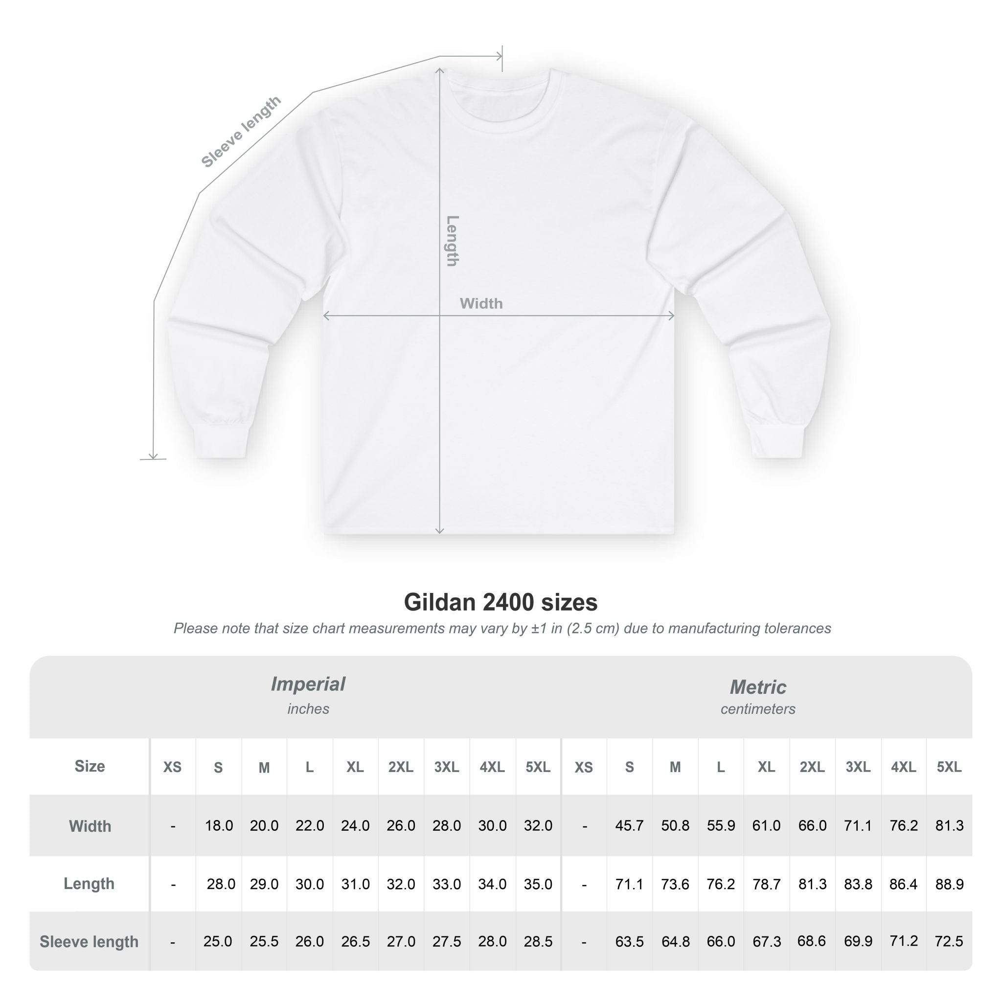 Christian Long Sleeve Tee — "Take Courage! It Is I. Don't Be Afraid" (Matthew 14:27)
