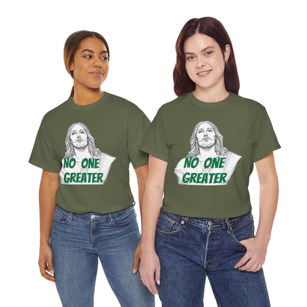 Inspirational Tee - NO ONE GREATER Unisex Heavy Cotton